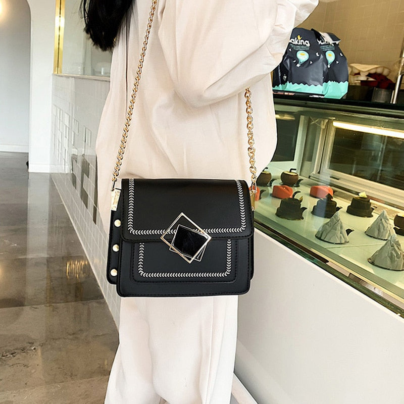 Shoulder Cross Chain Strap Handbag